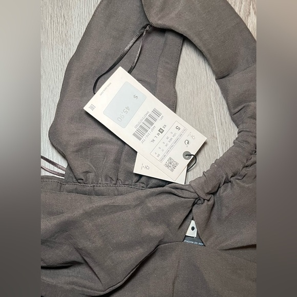 NWT tags Zara One Shoulder Crop Top - Picture 4 of 5